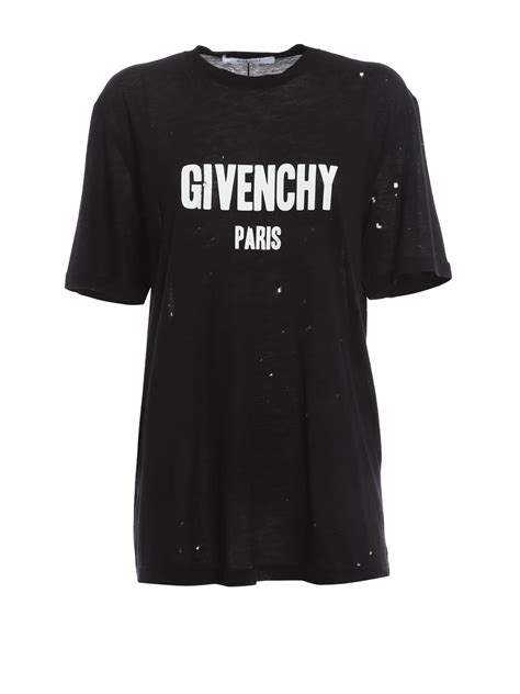 givenchy shirt löcher|Givenchy T.